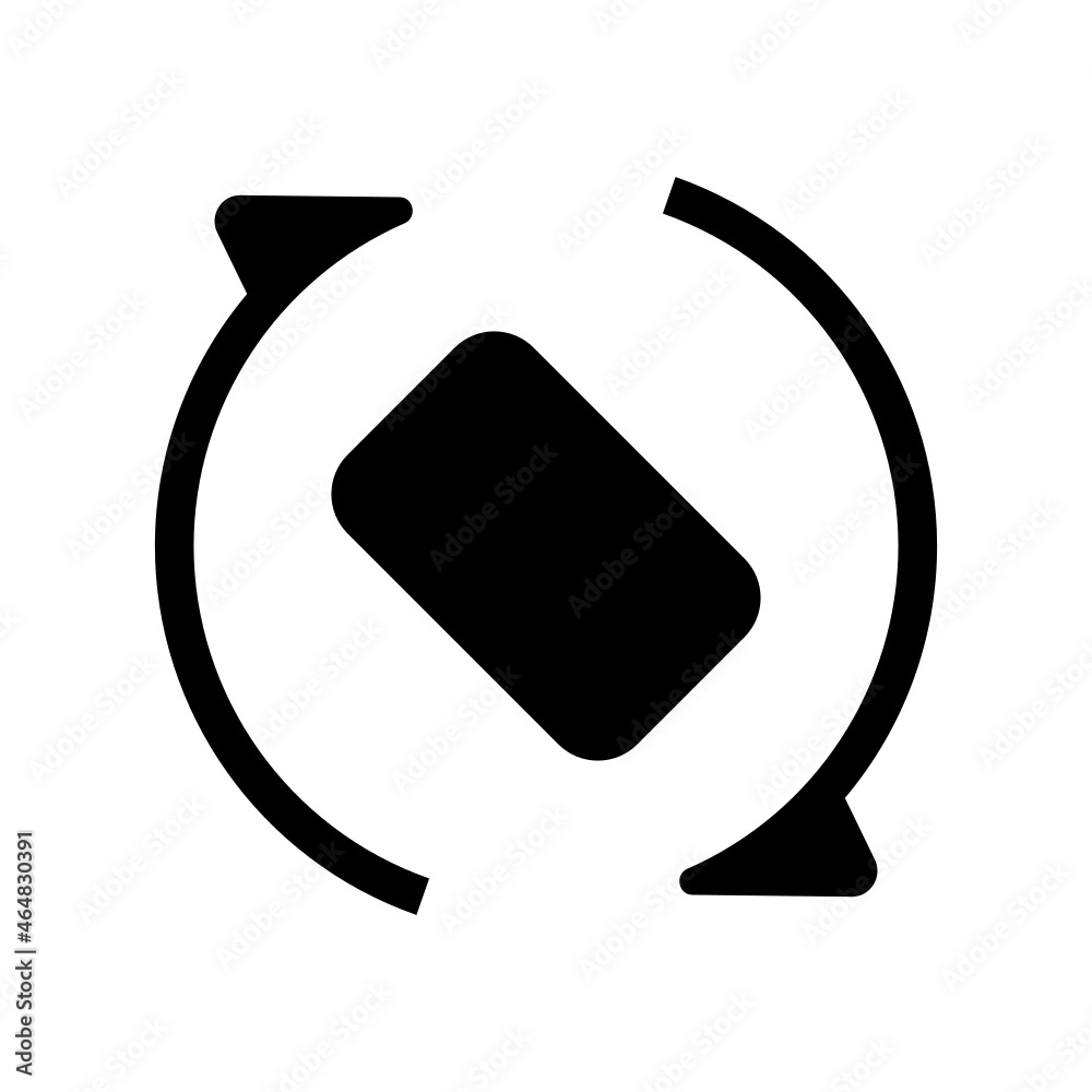 Fototapeta premium rotate icon on white background 