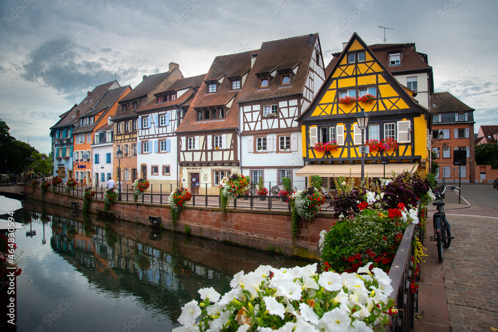 Canal in the town of Colmar France