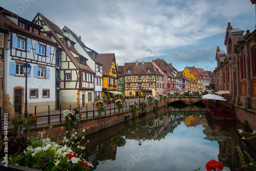Canal in the town of Colmar France © jhon