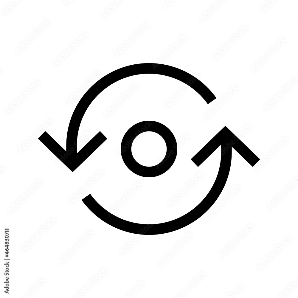 rotate icon on white background
rotate icon on white background