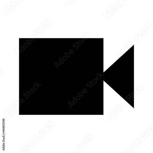 Free Download video icon on white background	
 - GFXLoad