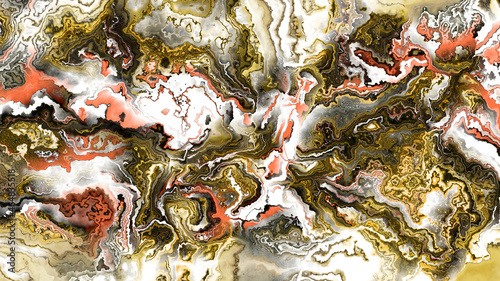 unique abstract design, fractal geometry