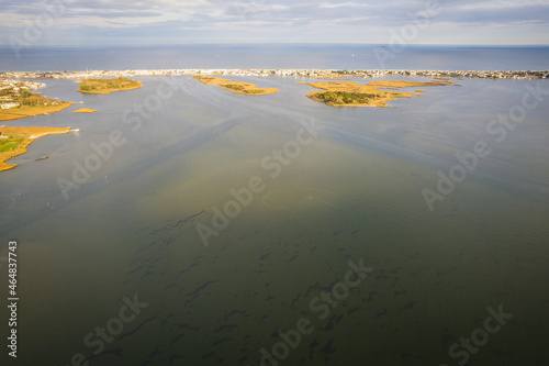 Aerial Drone Landscape of Rumson New Jersey  photo