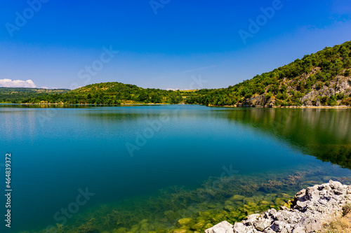 Fototapeta Naklejka Na Ścianę i Meble -  Grliste lake near Zajacar in Eastern Serbia