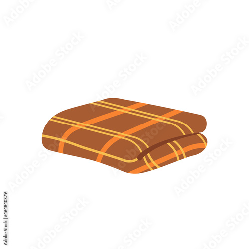 Blanket illustration. Vector illustration for stickers, stationery, decoration.