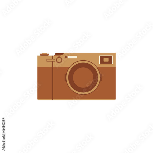 Camera illustration. Vector illustration for stickers, stationery, decoration.