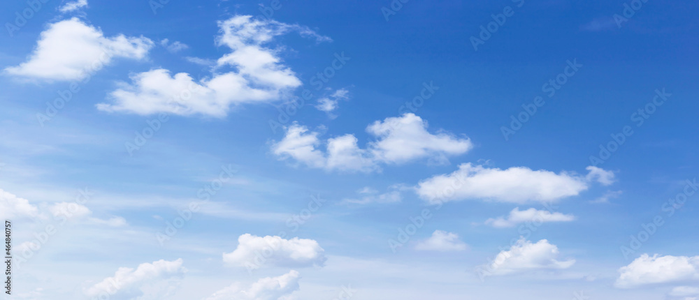 The sky is blue with beautiful clouds. The sky is blue with beautiful clouds.