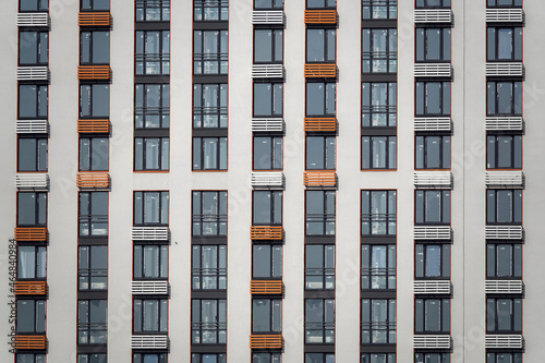 Urban high-rise buildings in the new quarter