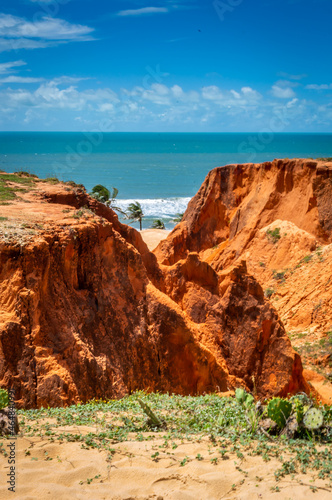 Beaches of Brazil - Morro Branco Beach - Ceara state photo