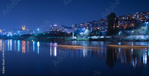 istanbul night city water lights reflection © kemal yamak