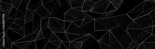 Abstract dark polygonal mosaic background