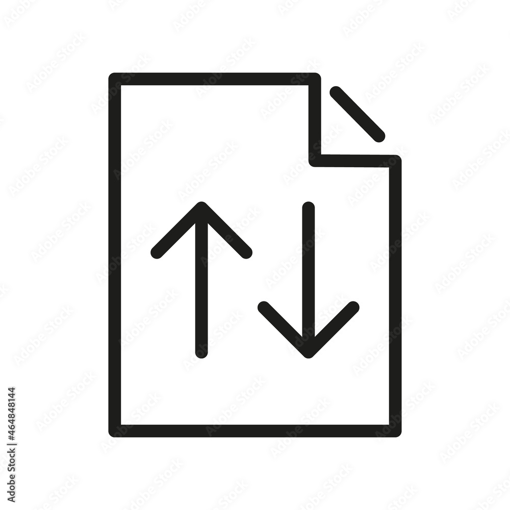 Document Outline Vector Icon. Illustration Of A Stroke Vector On A White Background. From App And Website. Document Outline Vector Icon. Illustration Of A Stroke Vector On A White Background. From App And Website.