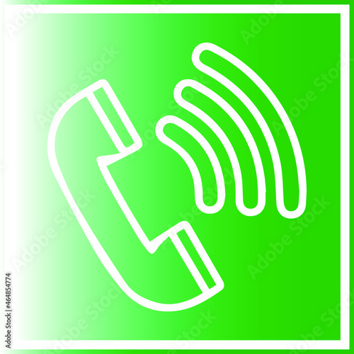 Phone, logo, icon, social media, color image