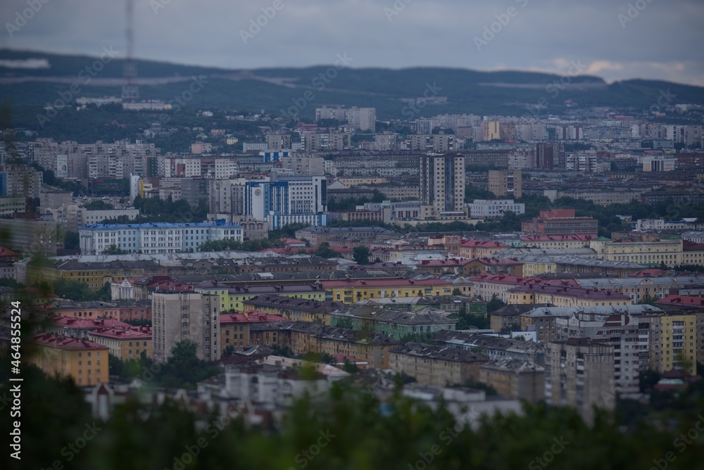 Murmansk city panorama