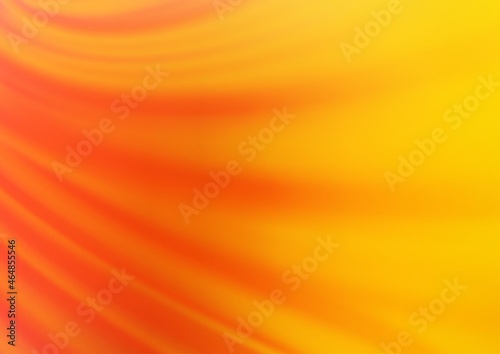 Light Yellow, Orange vector abstract bokeh pattern.