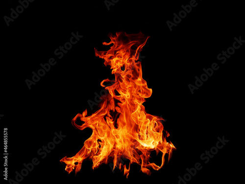 Flame Flame Texture For Strange Shape Fire Background Flame meat © sainan