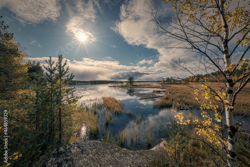 A fine autumn day at Segezha river