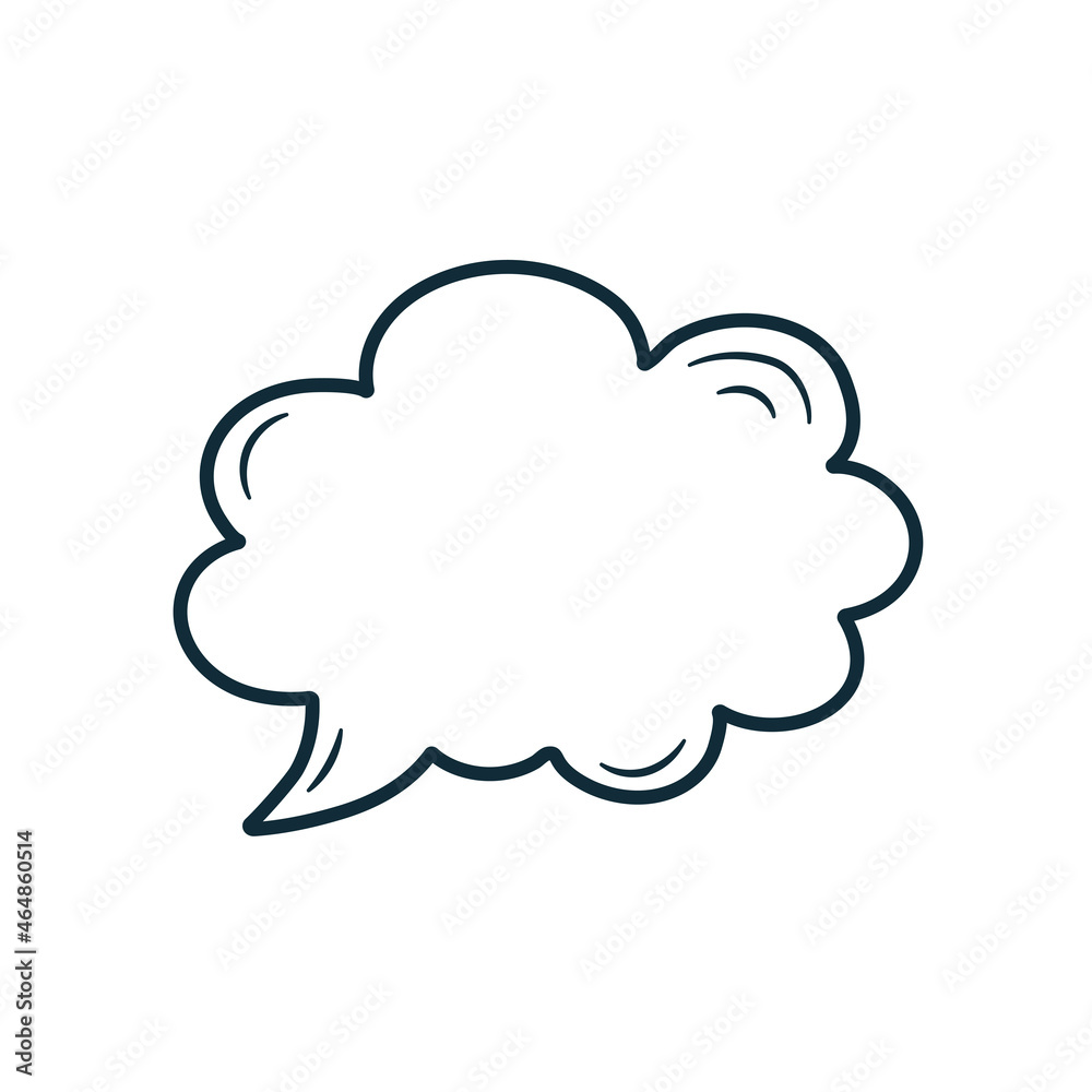 hand drawing speech bubbles or talk bubbles hand drawing speech bubbles or talk bubbles