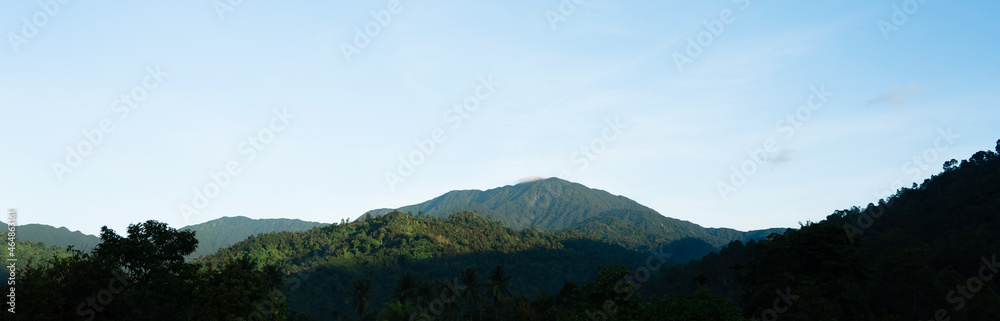 panorama of the mountains in autumn panorama of the mountains in autumn