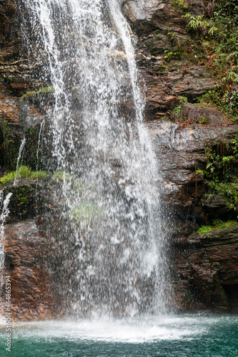 Cachoeira de Santa Barbara, localizada em Cavalcante, Goias