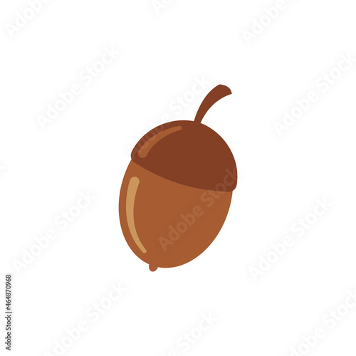 Acorn illustration.. Vector illustration for stickers, stationery, decoration.