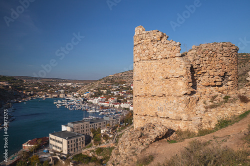 Crimea, ancient fortress of Balaklava