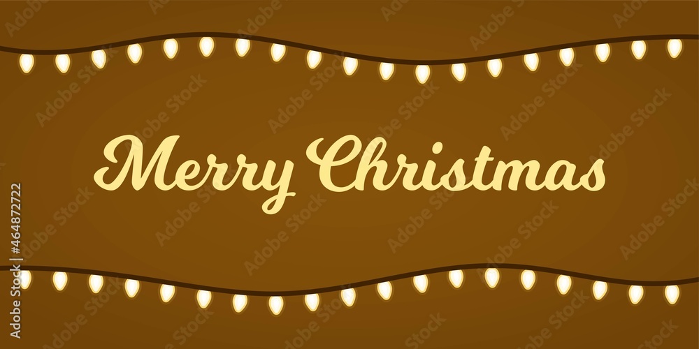 Vector illustration of a christmas banner. Concept in the New Year style. Christmas card. 