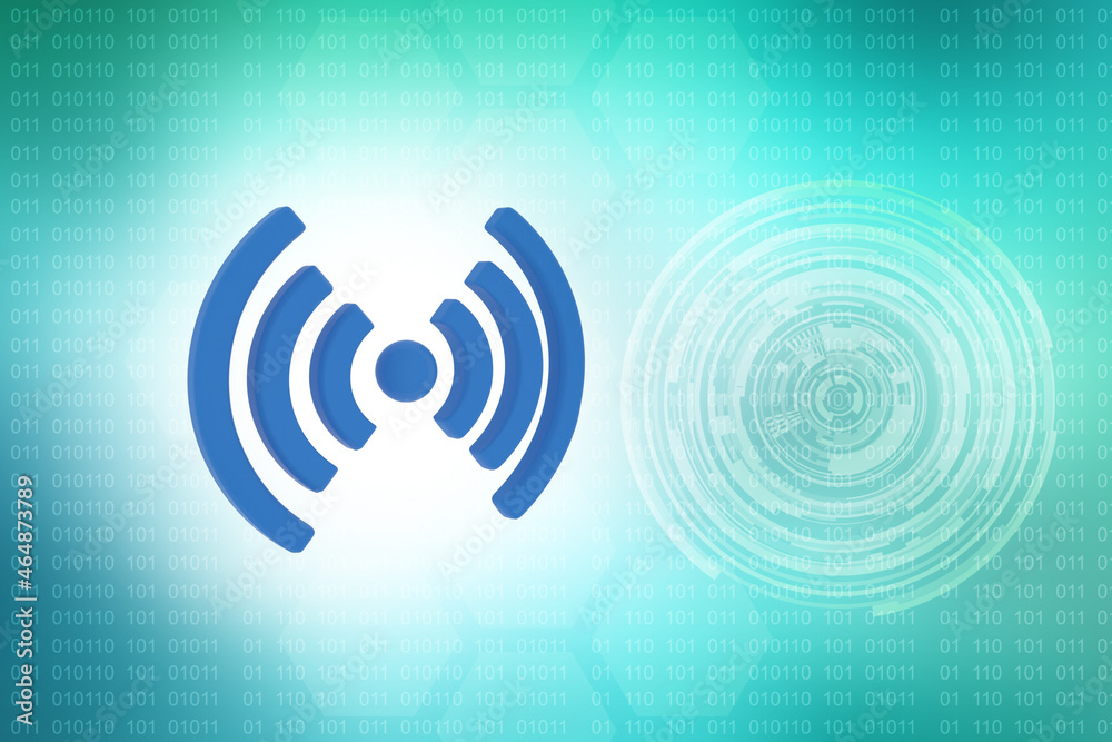 3d illustration wifi symbol hot spot technology concept
3d illustration wifi symbol hot spot technology concept