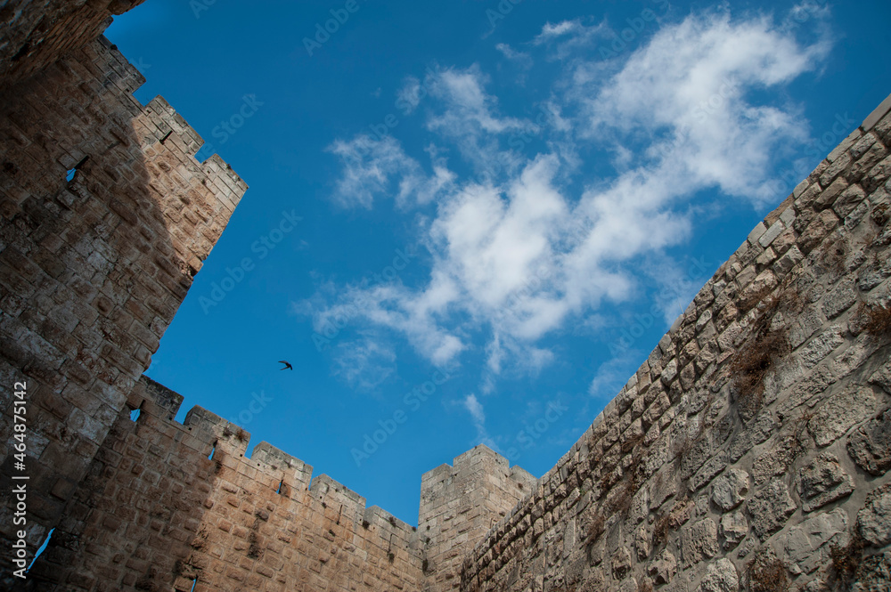 Tower of  David ,citadel. Old city of Jerusalem. Israel.