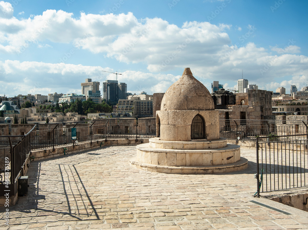 Tower of  David ,citadel. Old city of Jerusalem. Israel.