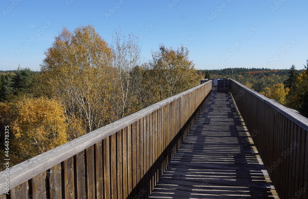 Wooden viewpoint platform 