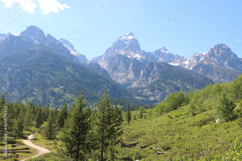 Hiking at Grand Teton National Park, Wyoming © Salil