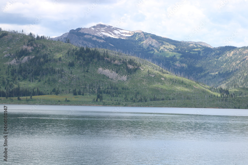 Grand Tetons as seen from Jackson Lake, Grand Teton National Park, WYoming Grand Tetons as seen from Jackson Lake, Grand Teton National Park, WYoming