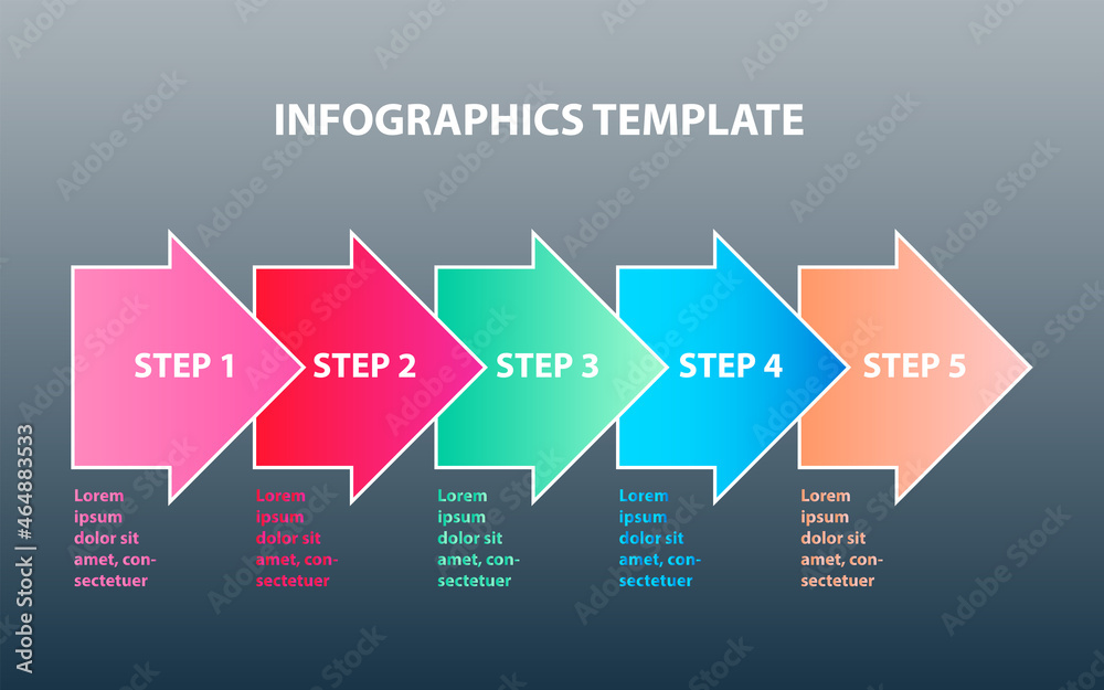Infographics vector template for business presentation. Process diagram. Infographics vector template for business presentation. Process diagram.