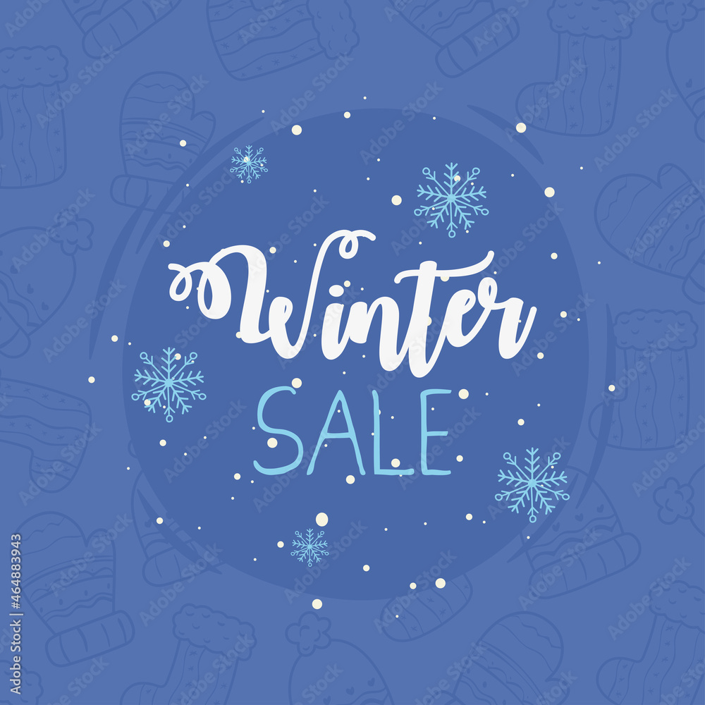winter sale poster