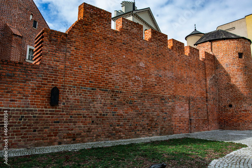 Obraz na płótnie stare miasto w Kaliszu w salonie