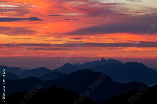 Various views of the mountains of Shimla