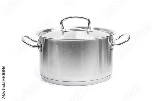 casserole with stainless steel lid professional kitchen utensils - Image