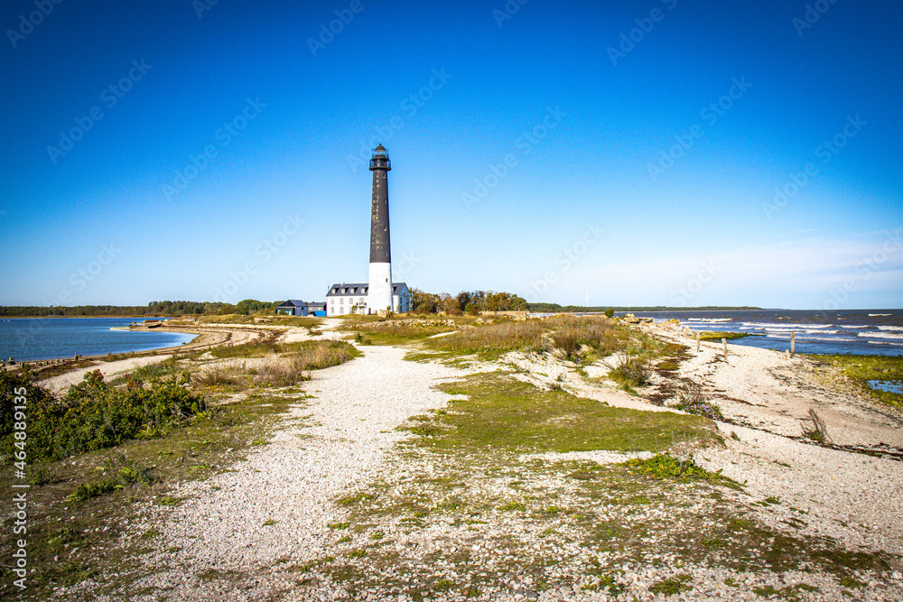 Sõrve tuletorn, lighthouse on island of Saaremaa, Estonia