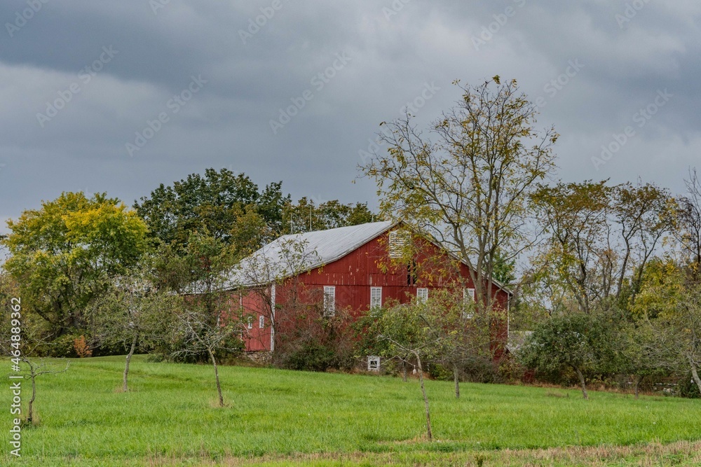 A Rainy Afternoon at the Herbst Farm, Gettysburg, Pemnnsylvania, USA A Rainy Afternoon at the Herbst Farm, Gettysburg, Pemnnsylvania, USA