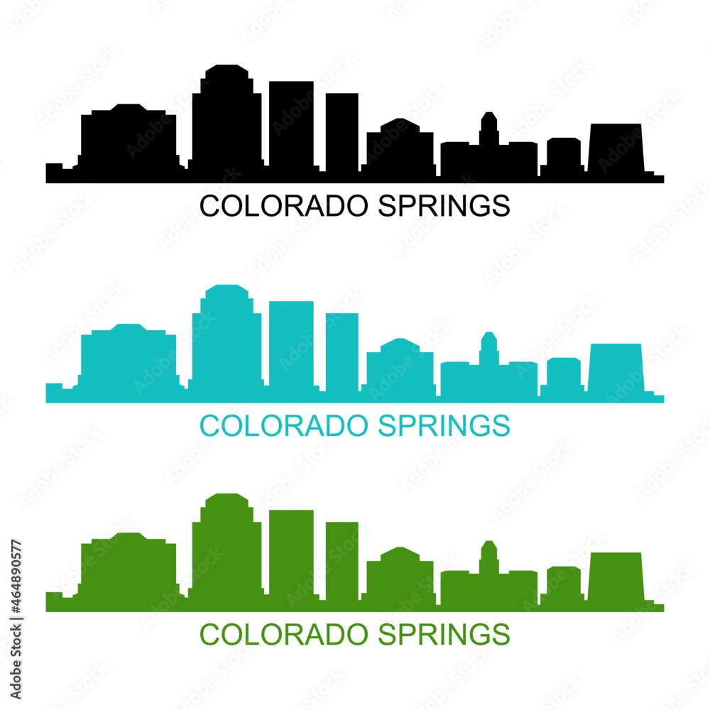 Fototapeta premium Skyline colorado springs