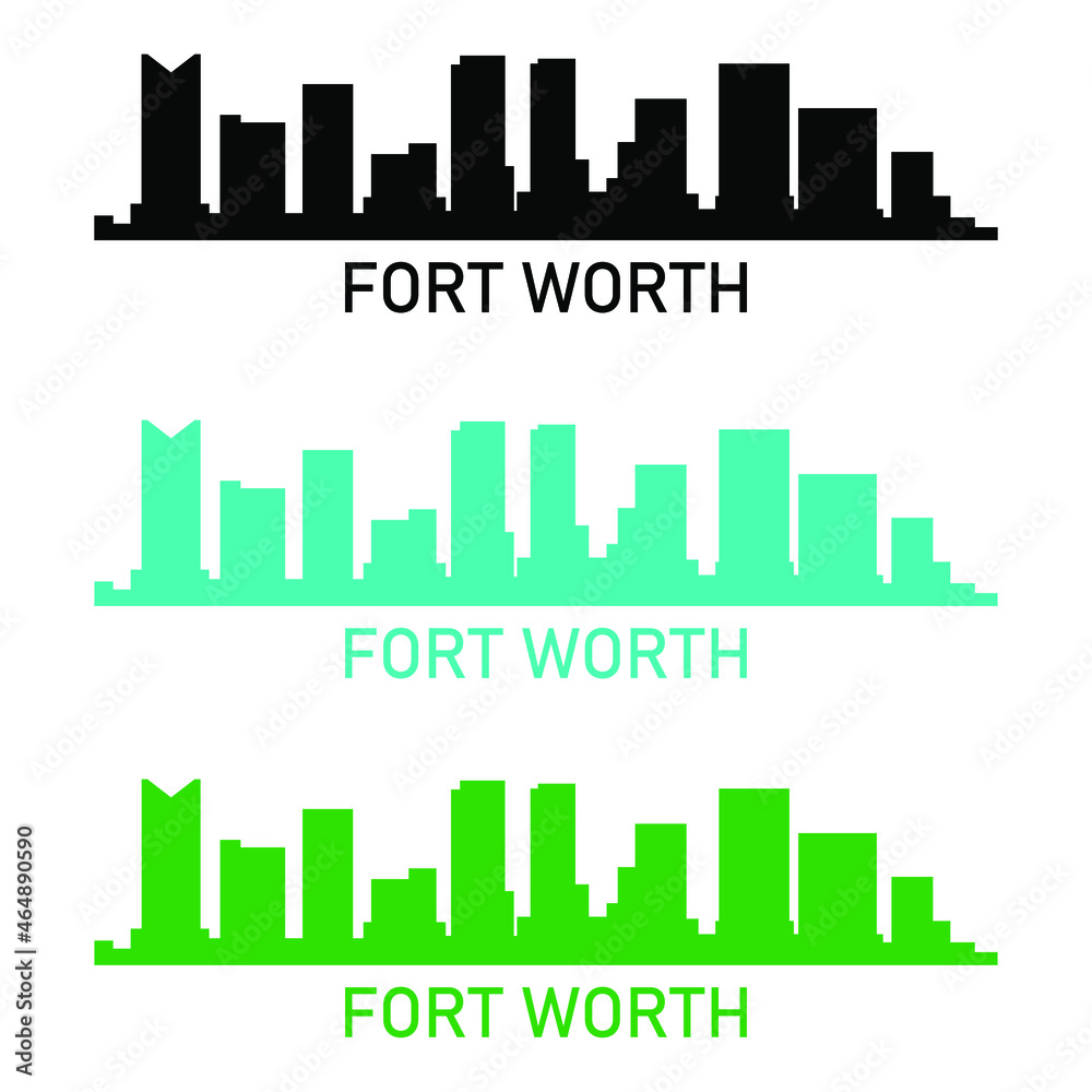 Fototapeta premium Fort worth skyline