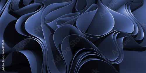 Fototapeta Naklejka Na Ścianę i Meble -  abstract background with dark gray curves