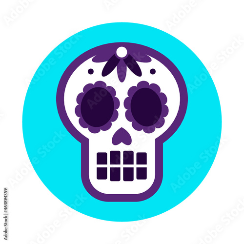 Icono, Calaveritas, Día de muertos, tradición mexicana(Icon, Calaveritas, Day of the dead, Mexican tradition)