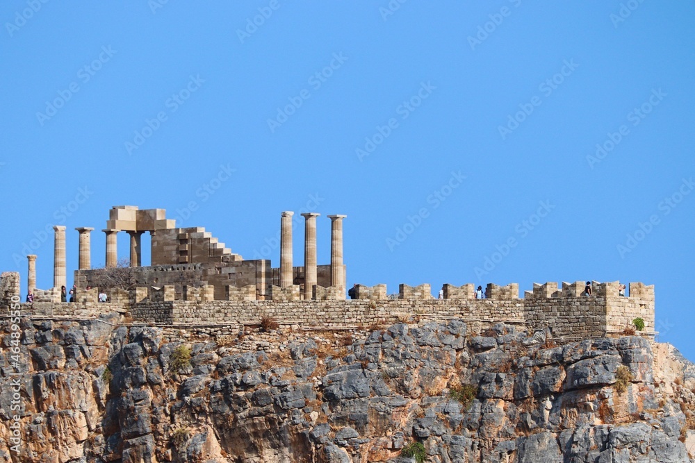 die Akropolis von Lindos