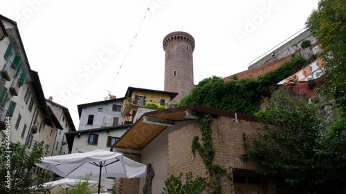 District city of Ivrea. Panning 4K photo