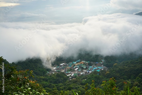  Fog on Doi Suthep mountain in chiang mai,Thailand © jaturunp