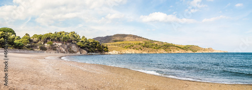 Panorama de la plage de Paulilles photo