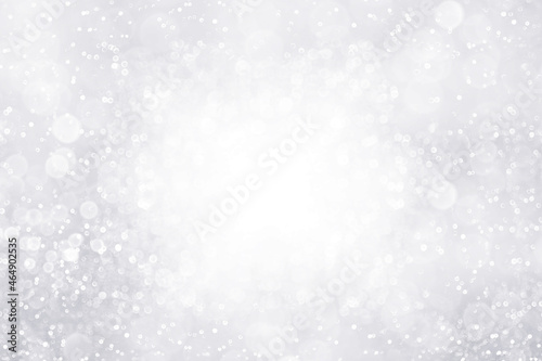 Fancy silver white glitter sparkle background for Christmas snow or anniversary © Stephanie Zieber