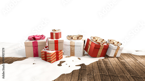 Christmas presents 3d-illus...